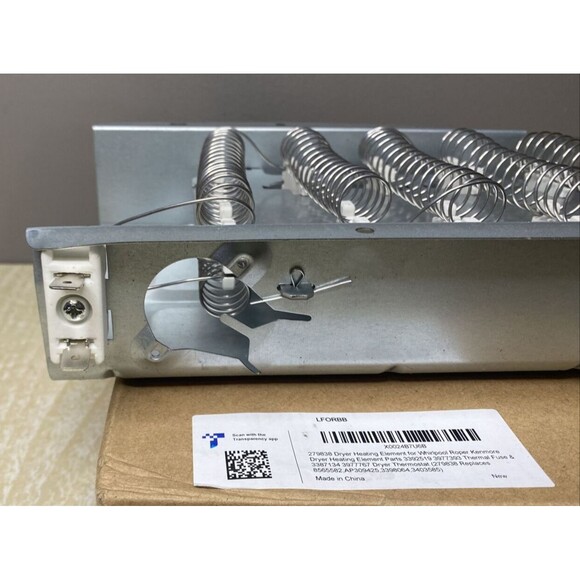 279838 Dryer Heating Element for Whirlpool Roper Kenmore - Picture 6 of 6